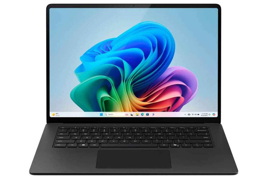 Microsoft Surface Laptop (2024), Windows 11 Copilot+ PC, 15" Touchscreen Display, Snapdragon X Elite (12 core), 32GB RAM, 1TB SSD Storage, Black