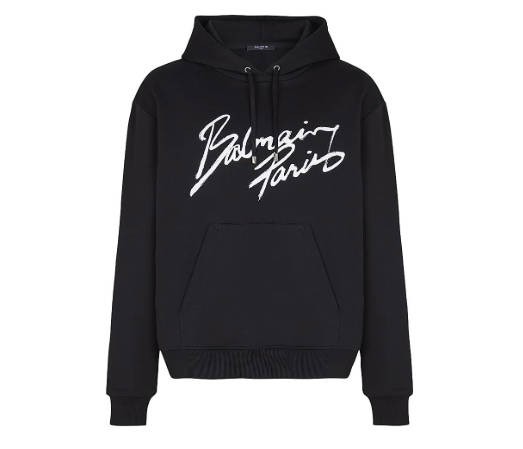 Balmain Logo Script Hoodie